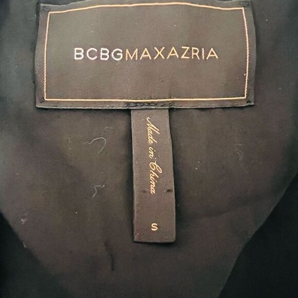 BCBGMAXAZRIA Natalia Black & White Striped Single Breasted Blazer Size Small - Picture 3 of 5